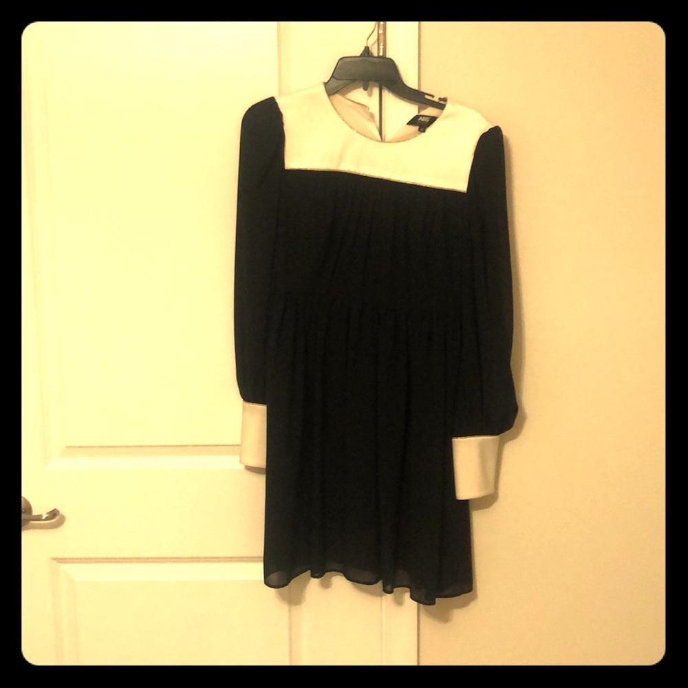 ABS Dress-black and white